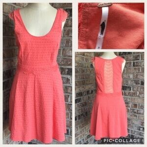Free People Fit and Flare Lace Dress M